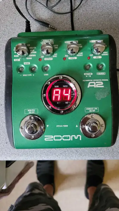 Gnarley pedal for acoustic guitars.