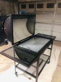 Barrel bbq grills and smokers
