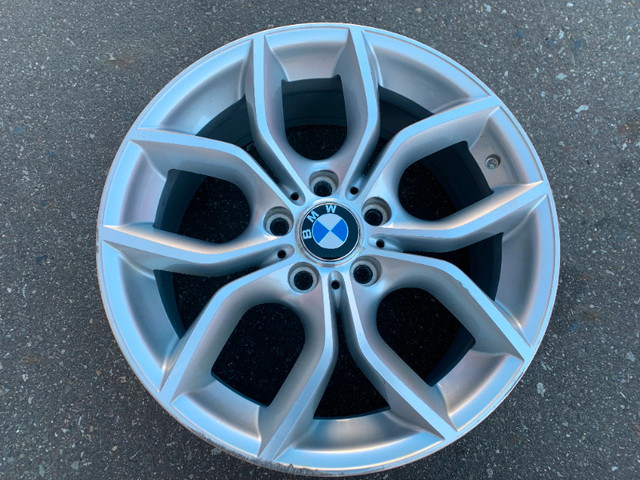 1 x single OEM BMW X3 18X8 F25 style 308 rim in good used cond in Tires & Rims in Delta/Surrey/Langley