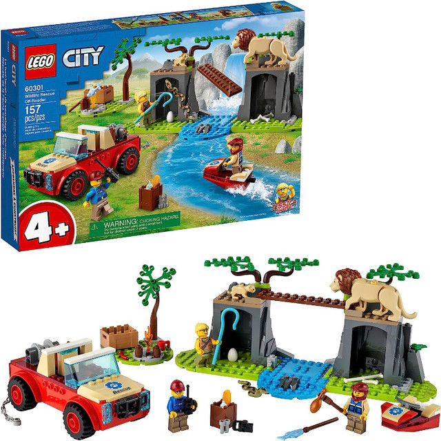 LEGO CITY WILDLIFE RESCUE OFF-ROADER SET#60301 BRAND NEW in Toys & Games in Ottawa