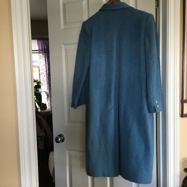 Manteau Tailleur bleu Xsmall Mohair ladies coat dans Femmes - Hauts et vêtements d'extérieur  à Ville de Montréal - Image 4