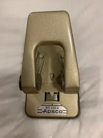 Two hole punch - Apsco NO. 220 A, View more