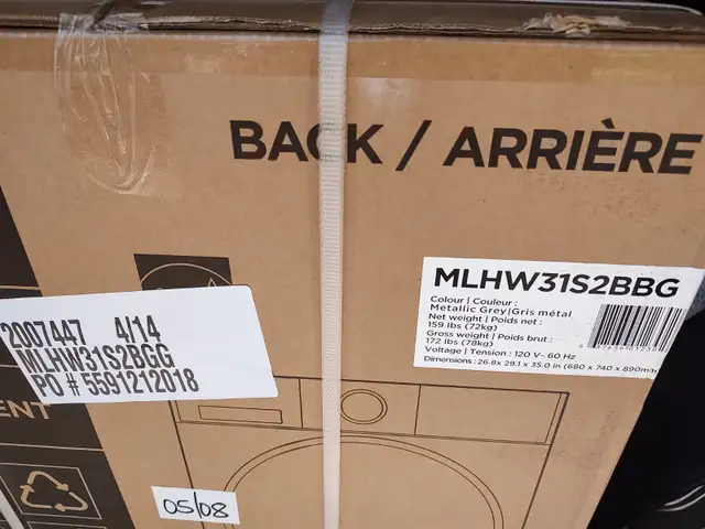 Brand New Midea 3.1 cu. ft. Front Load Washer with Quick Wash in Washers & Dryers in Oakville / Halton Region - Image 6