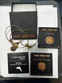 Alex and Ani-3 copper bracelets 