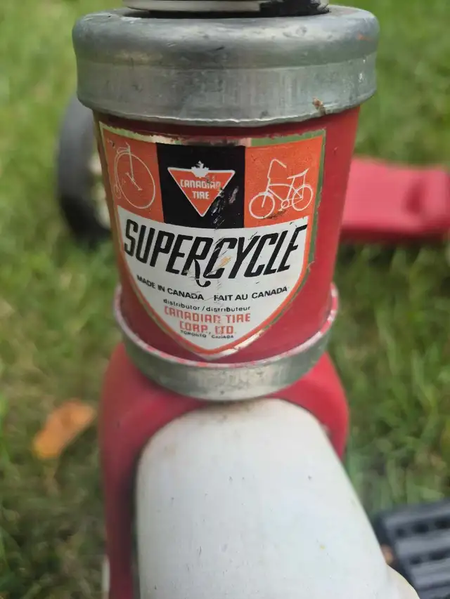Vintage 60s-70s Canadian Tire Supercycle Tricycle in Toys in Owen Sound - Image 3