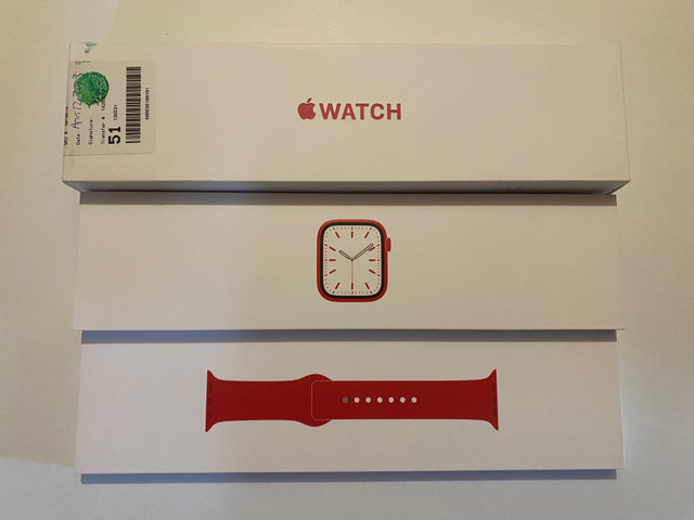 Brand New Sealed Apple Watch Series 7 41mm Red Aluminum Case