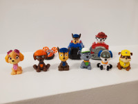 Paw patrol figures 6 and 2 vehicles pat patrouille