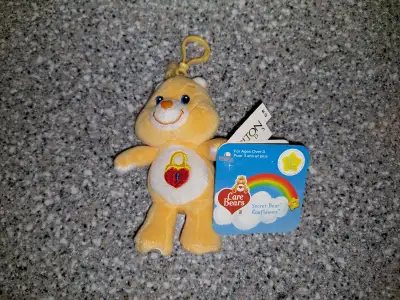 Care Bears 20th Anniversary plush keychain - Secret Bear - (new), View more