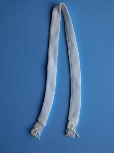 RARE 1970 Francie "Long On Leather" WHITE SCARF (#1769, Mattel), View more