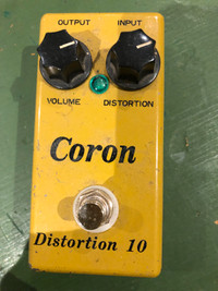 1970's Vintage CORON Distortion 10 Electric Guitar Pedal