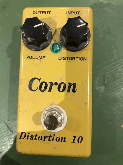 1970's Vintage CORON Distortion 10 Electric Guitar Pedal, View more