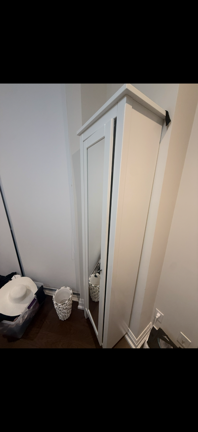 IKEA hemnes high cabinet with mirror, View more