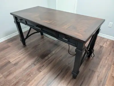 Signature Design by Ashley "Sawyer" Desk – Built-in Power & USB, View more