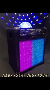 Ion Party Rocker Max Wireless Speaker System with Light Show