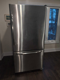 Maytag fridge and freezer stainless steel