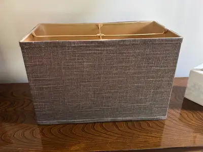 Elegant Rectangular Lampshade, View more