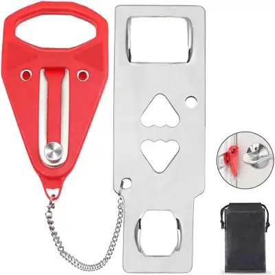 Portable Door Lock for Travel, Door Lock Self-Defense Security