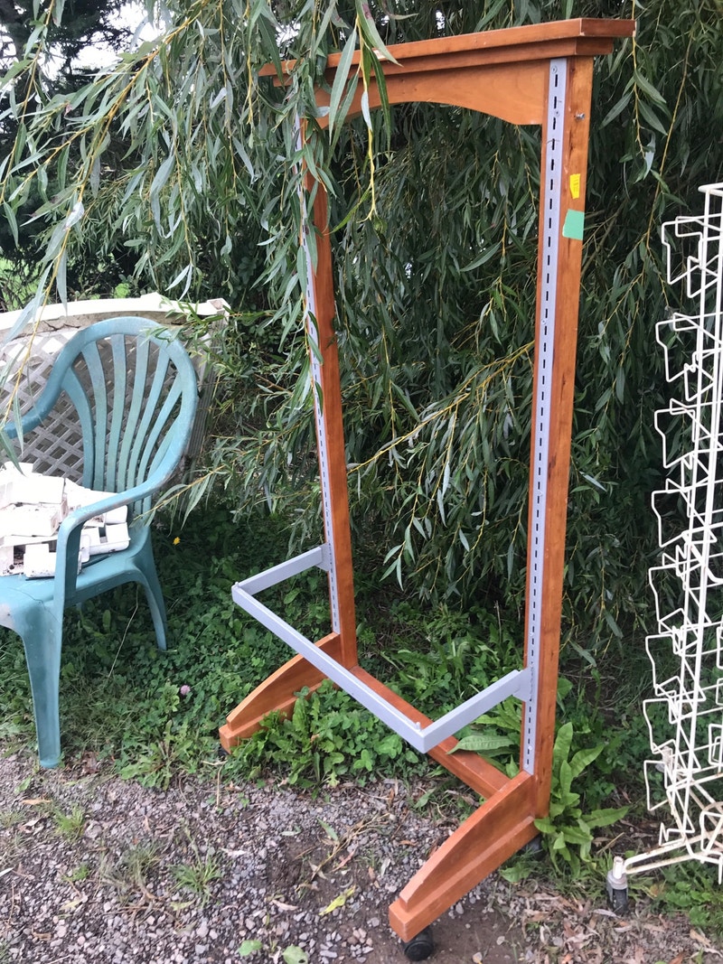 Wooden stand with wheels Free Stuff Bridgewater Kijiji