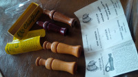 4 Vintage Wooden Duck/Goose Calls, Chieftan