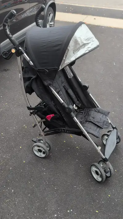 Summer Infant 3Dlite Convenience Umbrella Stroller, Jet Black