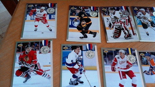 Carte Hockey Série Complète Upper Deck Euro Stars 1992-93 (4352) dans Art et objets de collection  à Laval/Rive Nord - Image 2