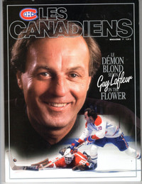 1995-96 Les Canadiens Official magazine , lafleur issue