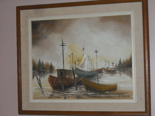 Boats at shore in Arts & Collectibles in Gatineau - Image 2