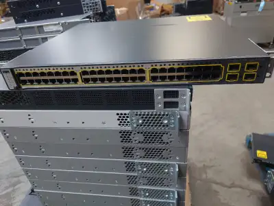 Cisco Catalyst WS-C3750G-48PS-S 3750 Series PoE 48 Gigabit Netwo, View more