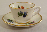 Oakley Miniature Cup and Saucer - Floral