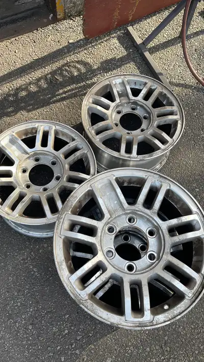 Genuine H3 16” alloy wheel rim set of four. Cosmetic details only. I’m only getting rid of them beca...