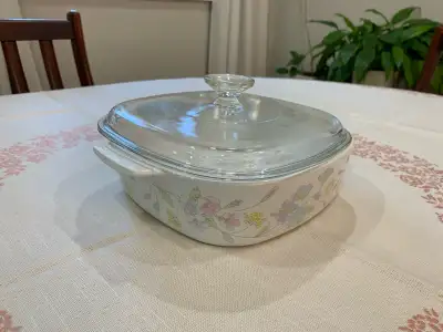 Corning Ware Pastel Bouquet Covered 2 Liter Casserole Dish, View more