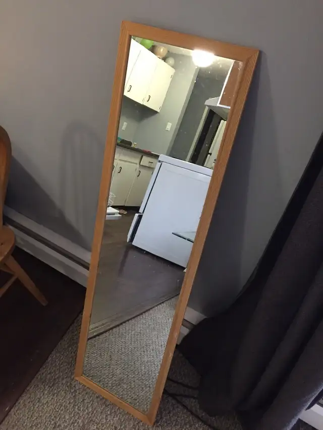 6 foot tall full length mirror. Vintage 1978. I deliver in Arts & Collectibles in St. Albert - Image 2