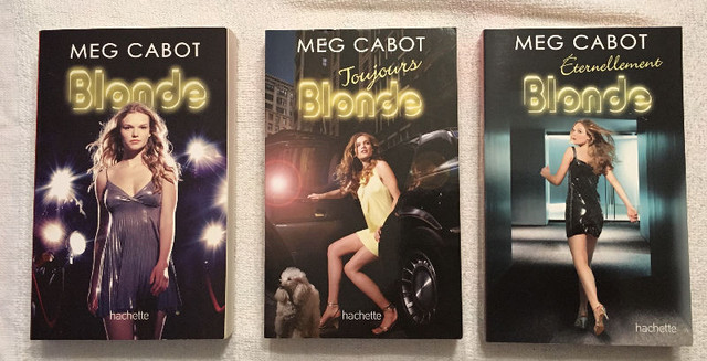 3 romans de Meg Cabot - Blonde # 1, 2 et 3 ($10 pour les 3) dans Autre  à Trois-Rivières