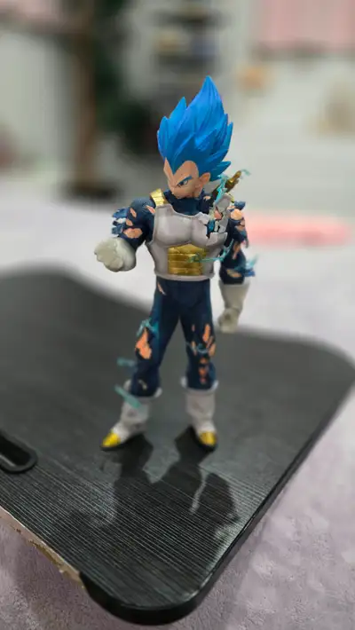 Dragon Ball Super SSB Vegeta Battle-Damaged Lightning Figure, View more