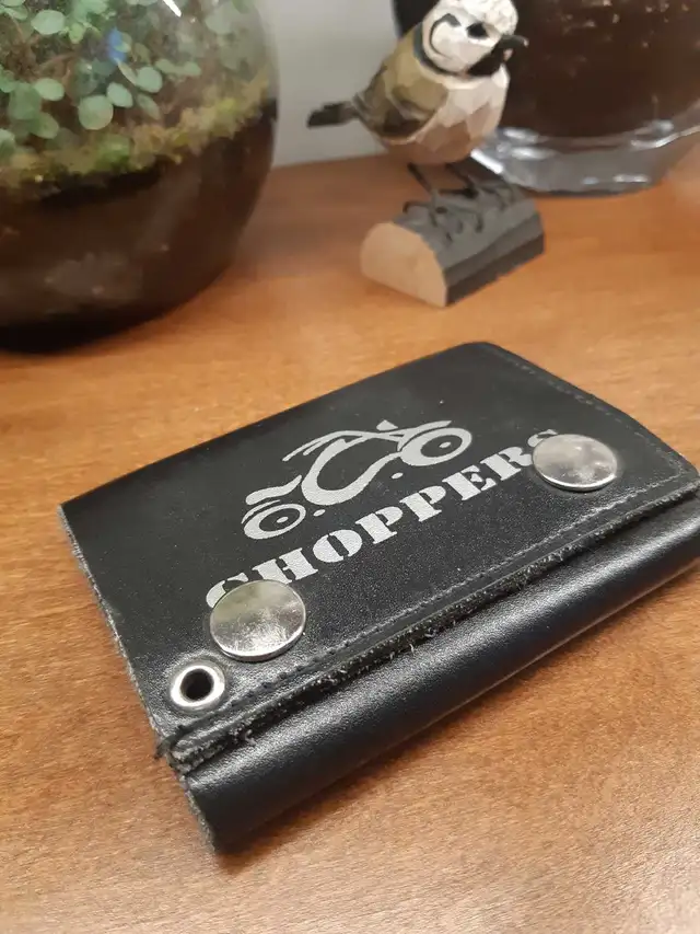 mens genuine leather "choppers" biker wallet in Men's in Calgary - Image 5