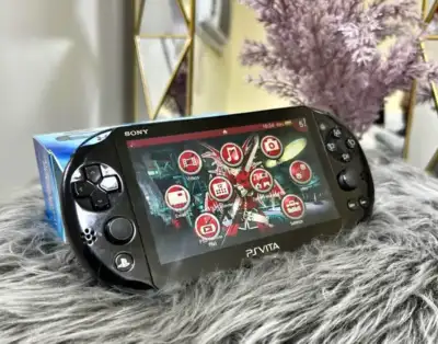 128GB Playstation PS VITA SLIM 2000 PSVITA MODDED 999+ Games, View more