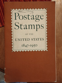 "Postal Stamps of the United States"1847-1950