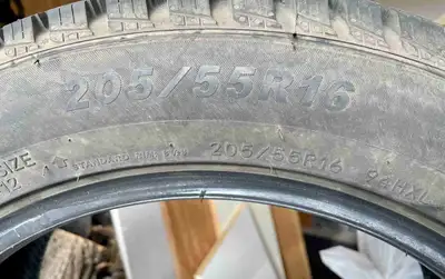 These Roadx 205/55R16 winter tires are in great condition and ready to provide excellent traction fo...