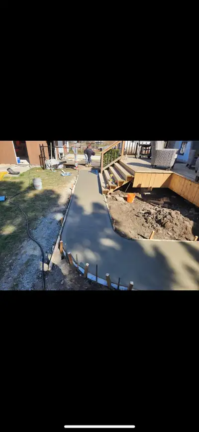 Basements Garages Patios Slab on Grade Aprons Hot tub pads Driveways Stairs Parging Free quotes