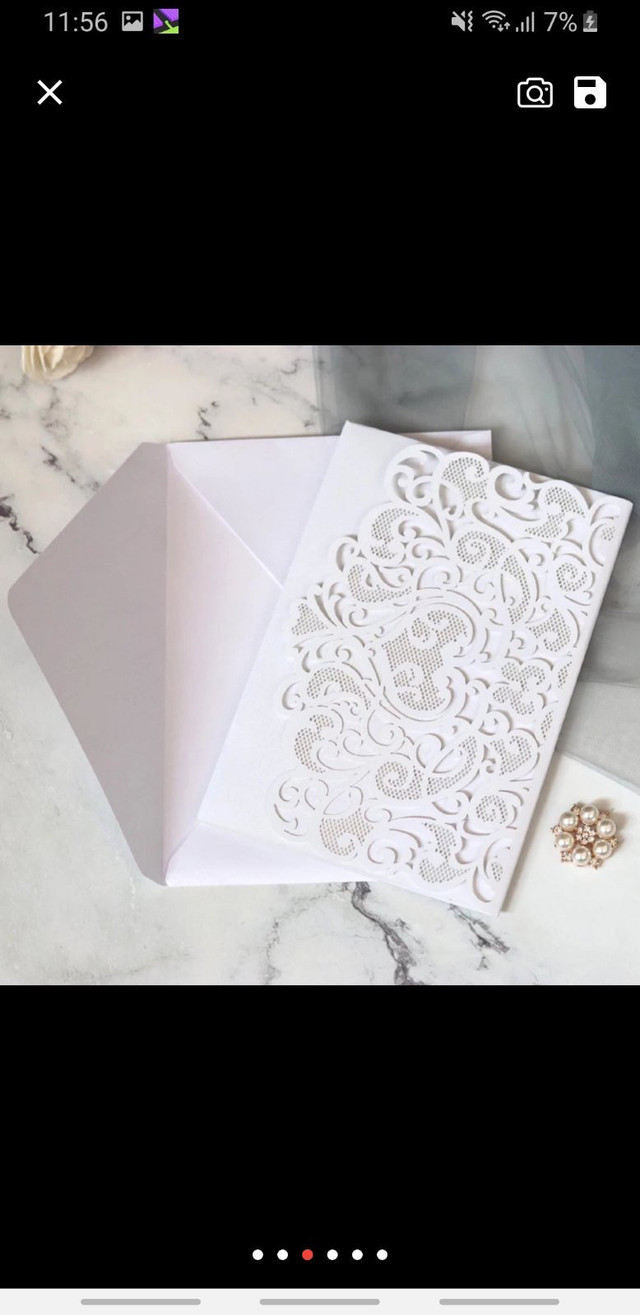 Wedding invitations (100pcs) in Other in Mississauga / Peel Region - Image 3