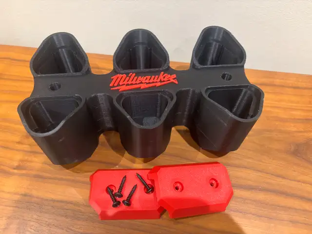 Milwaukee M12 Battery Wall Mount 4/6 Batteries Optional Packout in Power Tools in Markham / York Region - Image 9