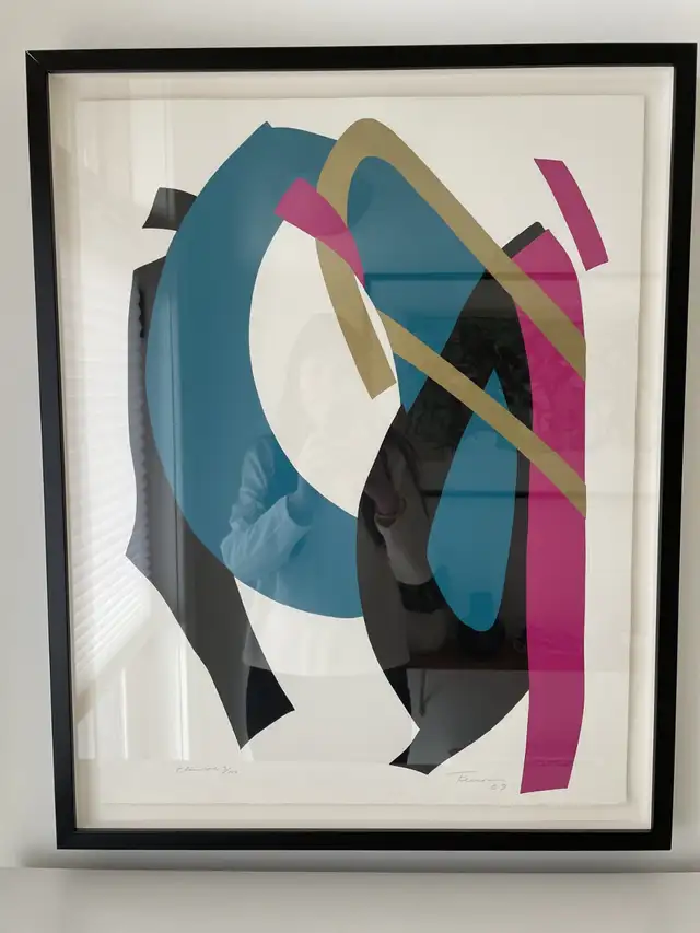 Original silk-screen print by Marcelle Ferron Chawak 1969628632707006751215