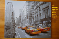 Toile / Cadre mural taxis de New-York