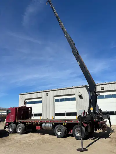 Very Rare Cabover Freightliner FLB Twin Steer - Tandem Drive Rubber Block Tandem Suspension on Drive...