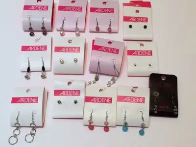 Ardene Earrings - 13 Pairs (New), View more