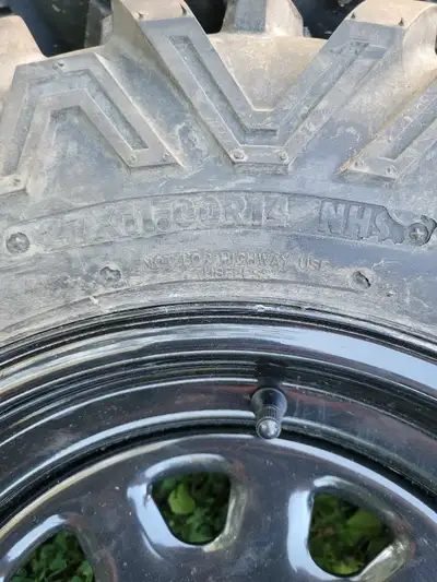 I have take off tires on brand new rims for a Can am commander sidexside. Tires are bighorn 2.0, fro...