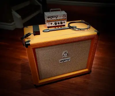 ORANGE 12" CAB & MICRO TERROR AMP - MINT!, View more