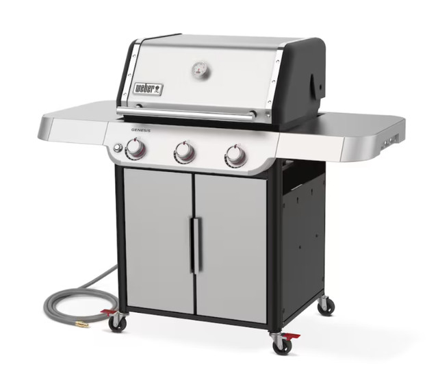 Weber GENESIS S-315 3-Burner Natural Gas BBQ in Stainless Steel in BBQs & Outdoor Cooking in City of Toronto - Image 2