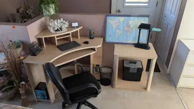 Bureau de travail en coin , View more