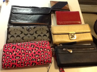 Lot of wallets and tablet case